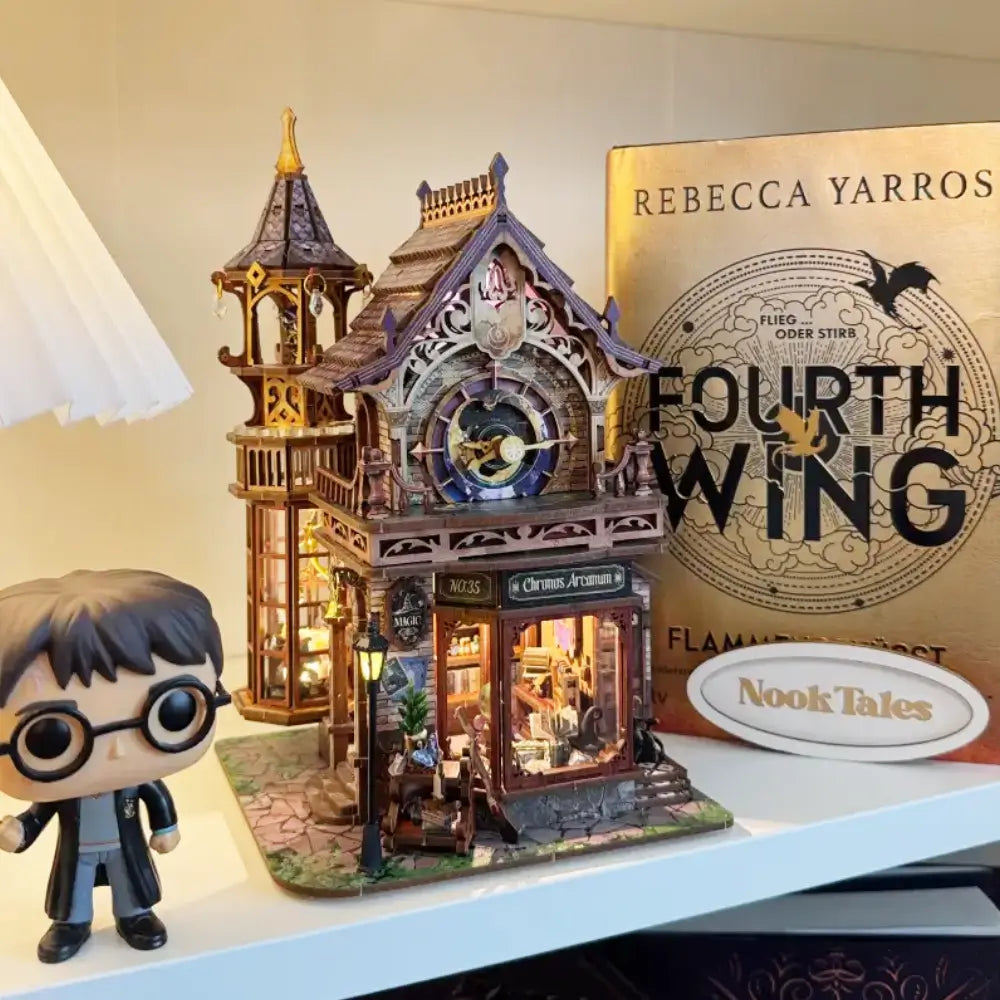 Magic Clock Tower DIY Miniature Magic Clock Tower with Lighting Kit ...