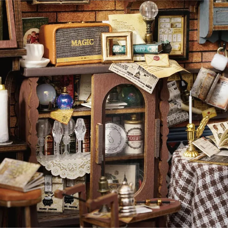 Kit per Angolo Libro - Kit Fai Da Te in Miniatura per Adulti Kit per Angolo Libro - Kit Fai Da Te in Miniatura per Adulti