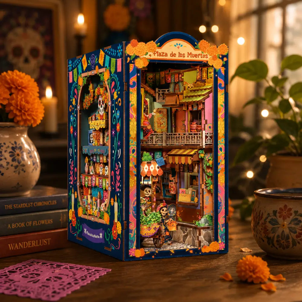 The Marigold Plaza storybook miniature plaza scene