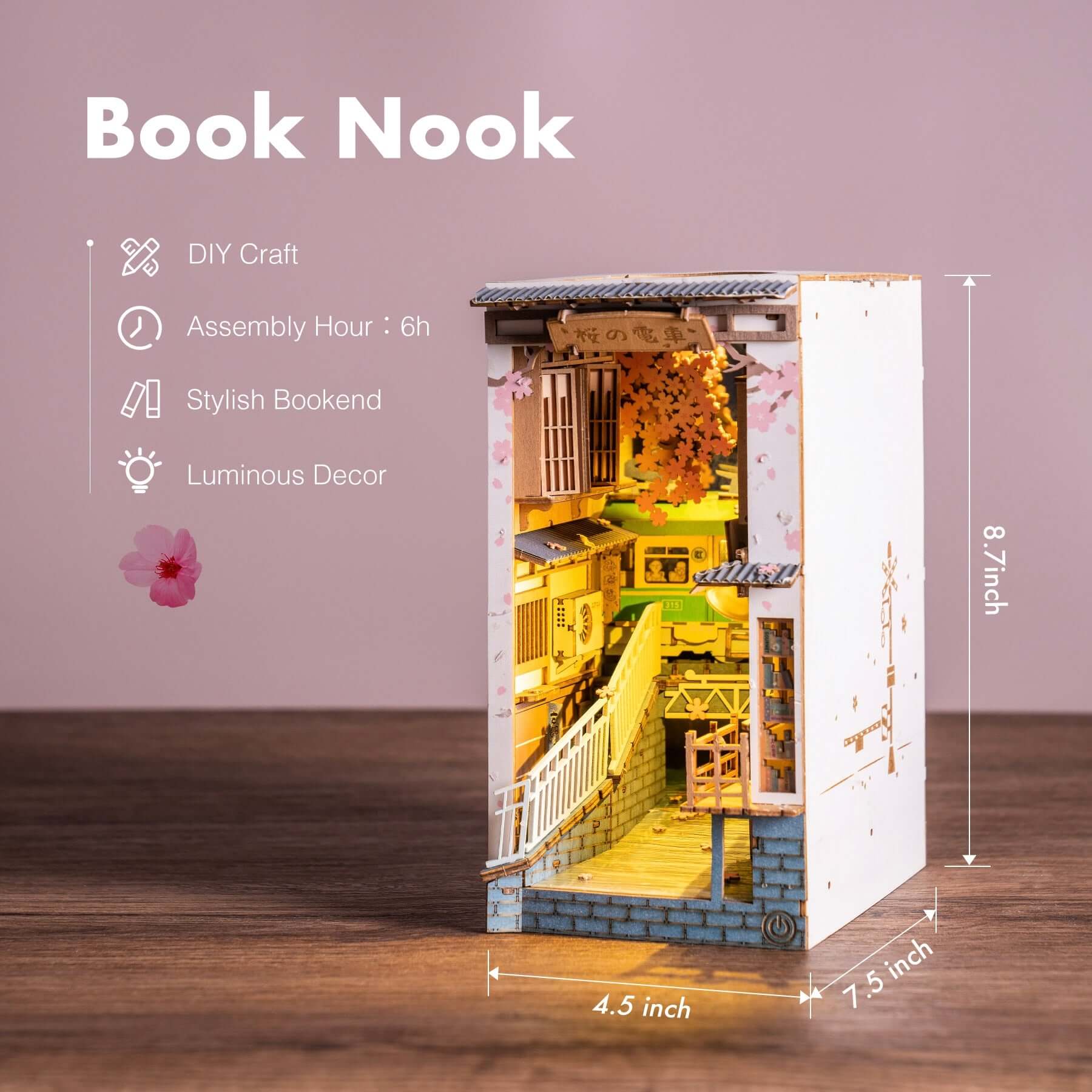 DIY Book Nook - Sakura Town – Nooktales